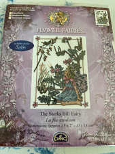 DMC Cross Stitch Kit - Flower Fairies - The Storks Bill NEW