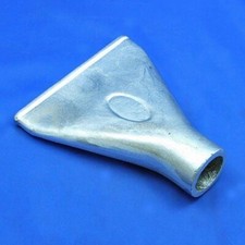 Small Cast Aluminium Exhaust fishtail: Vintage Cars or Motorbikes