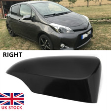For Toyota Yaris 2012-2020 Right Primed Black Door Wing Mirror Cover Cap Casing