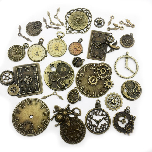 30pcs antique bronze mix - 30pcs,