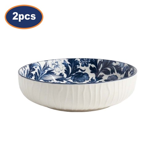 Ceramic pasta bowl - pasta, fleur