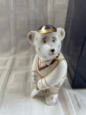 Royal Crown Derby - Miniature Bear - CRICKETER