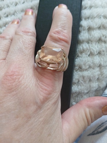 Beautiful morganite stone ring - morganite,