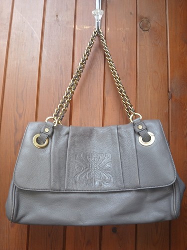 Biba grey soft leather eleanor - biba,