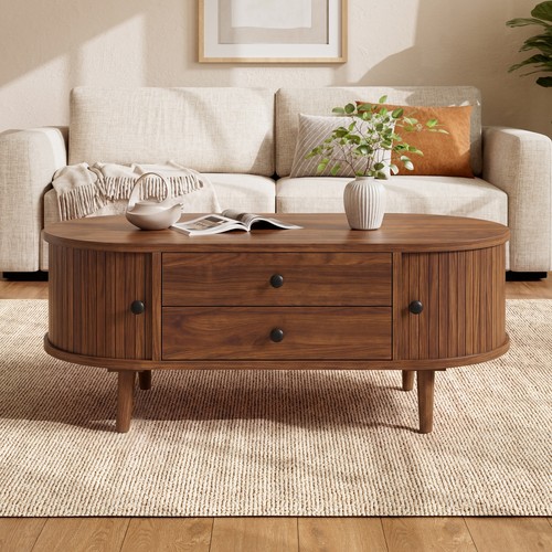 Mid century modern - modern, oval