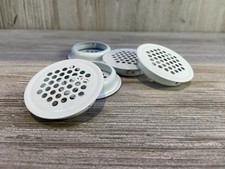 5 X White 35mm Steel Round