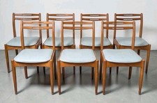 SET OF SEVEN TEAK MORRIS OF