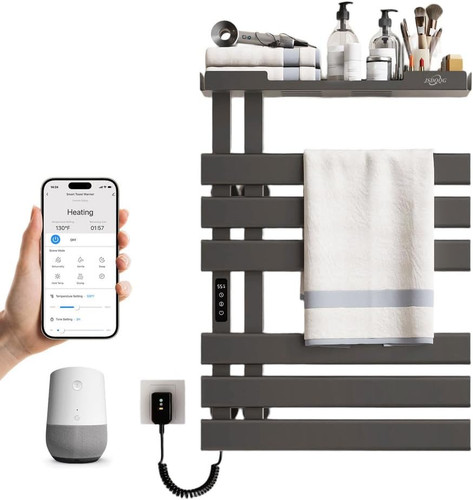 Smart heated towel rack - rack, with