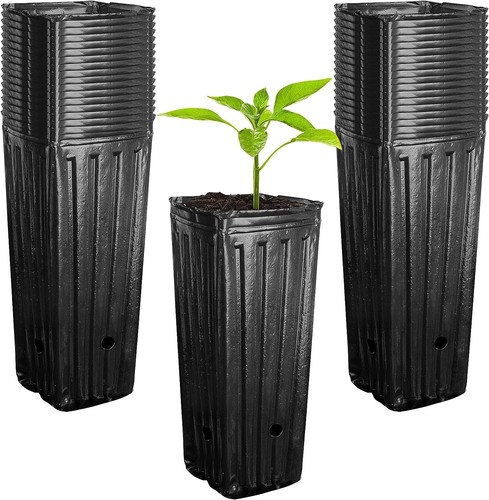 50pcs tall tree pots plastic - tree,