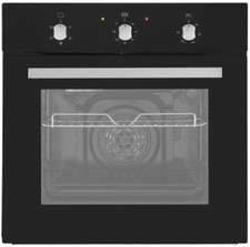 Cookology Single Fan Electric Oven 60cm Built-In with Grill - Black SFO60BK/1