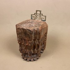 Carved Wood Temple Block