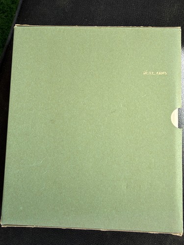 Dieter rams less and - and, more
