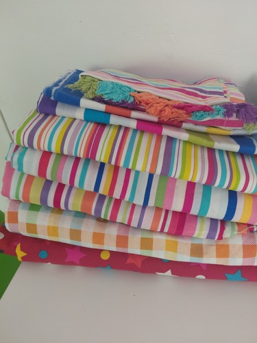Mixed colourful fabric - mixed,