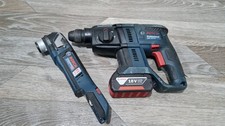 Bosch 18v GOP 18-28 Brushless Cordless Multi Tool and SDS Hammer Drill set