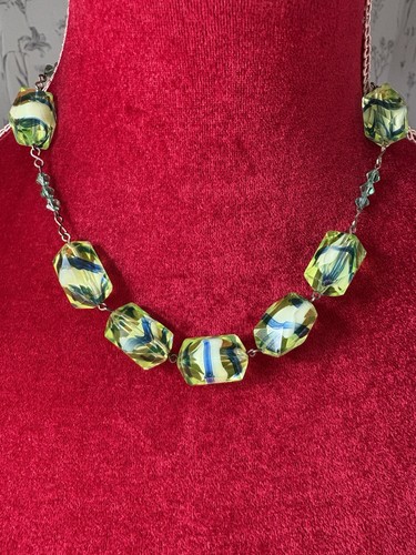 Vintage art deco green blue - vintage,