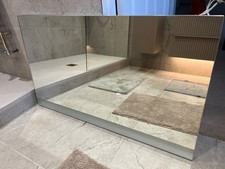 Bathroom mirror (120cm by 70cm)  with led lights demister