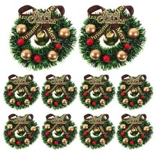 10 Pcs Christmas Candle Rings