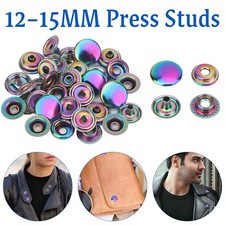 12/15mm Rainbow Colour Brass