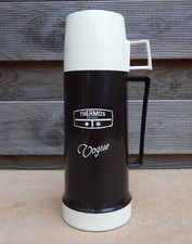 Vintage Brown Vogue Thermos Flask-Capacity 0.25L Caravan Camping VW Camper