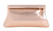 Women's Plain Metal Trim Faux