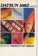 1982 DATSUN Range US Brochure 310 SENTRA STANZA 200-SX MAXIMA 280 ZX TRUCKS