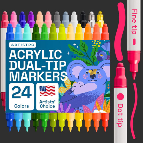 Artistro acrylic paint pens - 24,