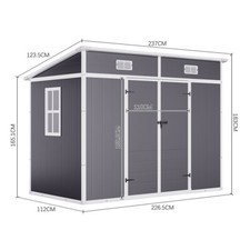 Plastic Garden Storage Shed