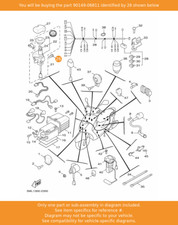 YAMAHA Screw, 90149-06811 OEM