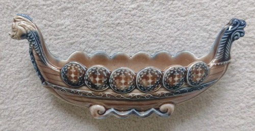 Vintage viking longboat - vintage,