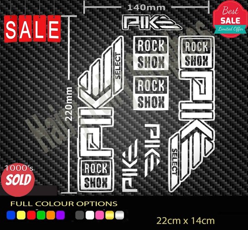 Rockshox pike front fork vinyl - front,