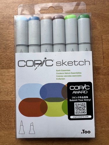 Copic sketch pens - -, 6