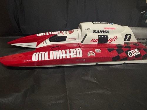 Gas boat catamaran - rc,
