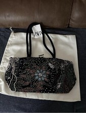 Zara BEADED SHOULDER BAG