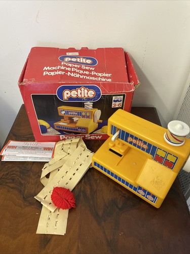 Rare petite paper sew toy