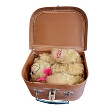 125th Anniversary of AVON gift of Teddy Bear with Case Pre-owned Soft Plush Bear