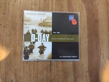 2004 BRITISH LEGION GIBRALTAR D DAY LANDINGS ONE CROWN COIN PRESENTATION PACK