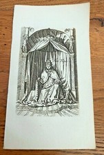 original 1750 small woodcut by