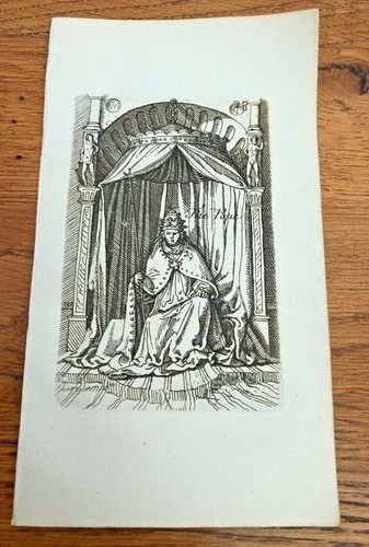Original 1750 small woodcut - original,