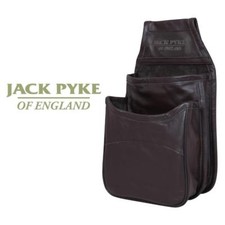 Jack Pyke Leather Cartridge Pouch Double Pouch Belt Attachment Hunting Shooting