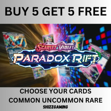 Pokemon SV4 Scarlet & Violet Paradox Rift - Regular Cards -  Choose Your Cards