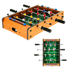 Wooden Mini Foosball Table Top Football Soccer Game Set Kids Family Desktop Toy