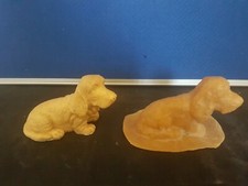 LATEX MOULD OF A BASSET HOUND DOG  GARDEN ORNAMENT