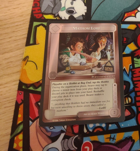 Middle earth ccg tcg mathom - earth,