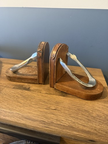 Vintage equestrian book ends - equestrian,