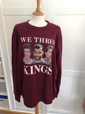 New Just Hoods Aston Villa Legends Sweatshirt Size XL