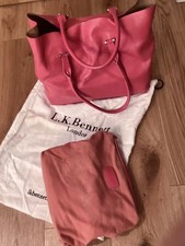 lk bennett pink bag large tote