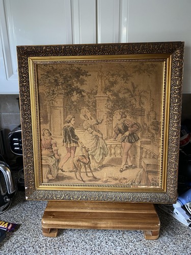 Vintage tapestry large framed - vintage,