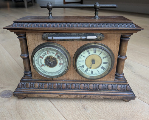 Barometer clock thermometer - barometer,,