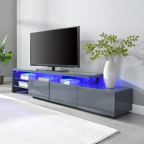 Alanis grey high gloss - grey,