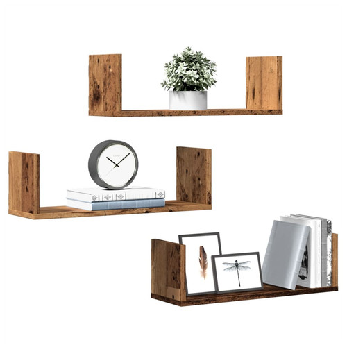 Wall shelves old - shelves, 3pc